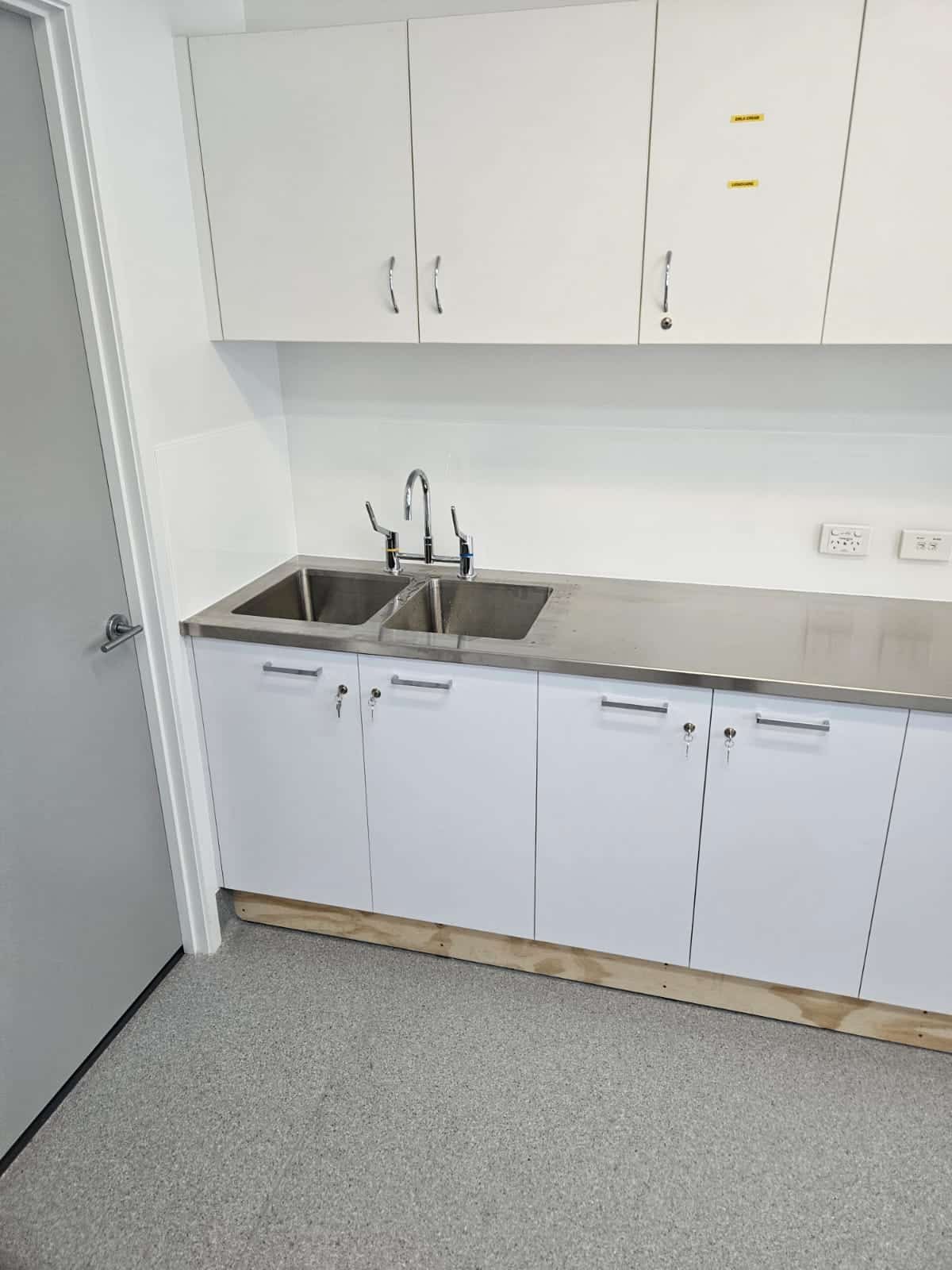 Commercial kitchenette sink and tap installation in Hervey Bay
